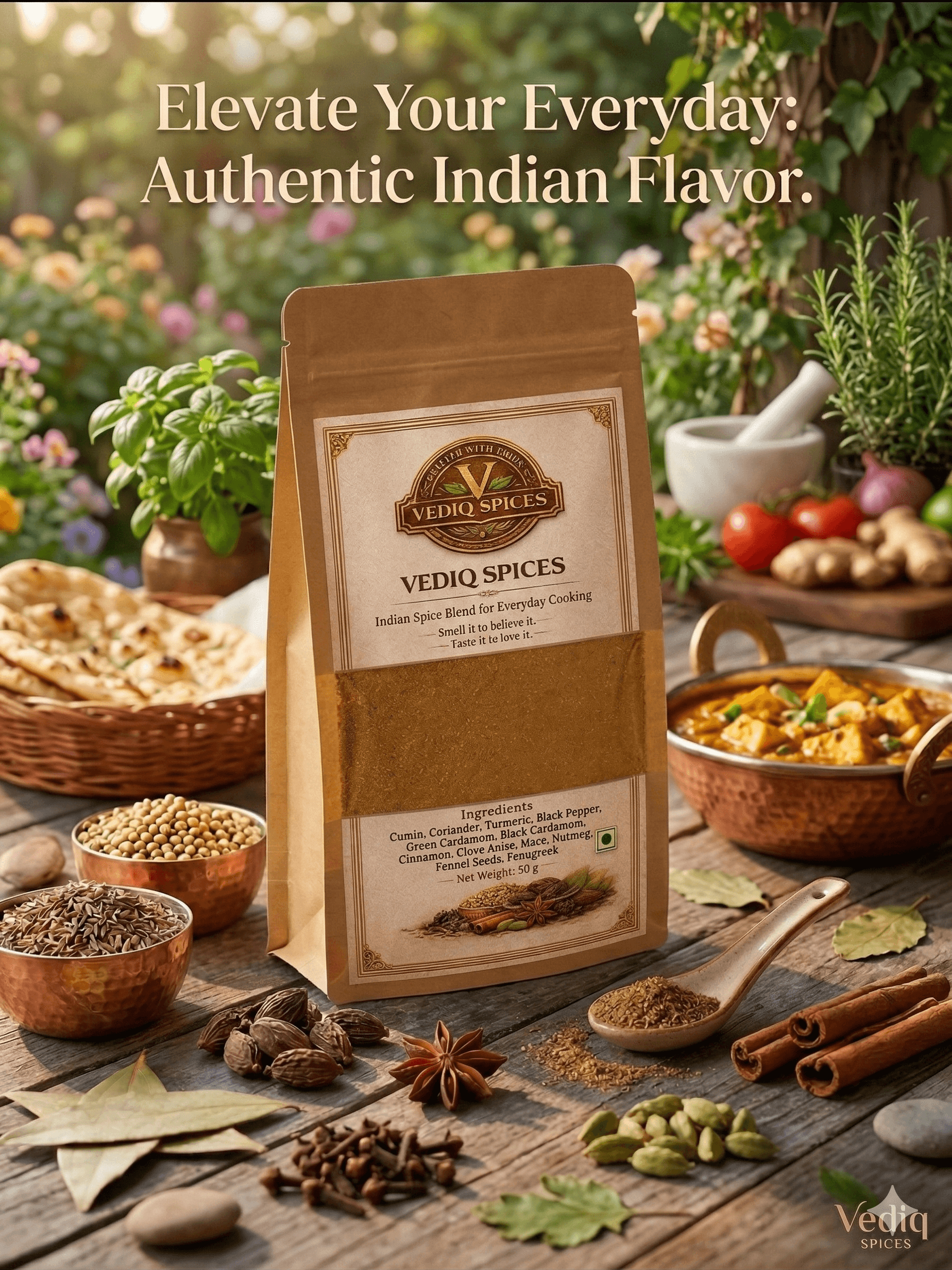 Vediq Spices — Authentic Indian Flavor